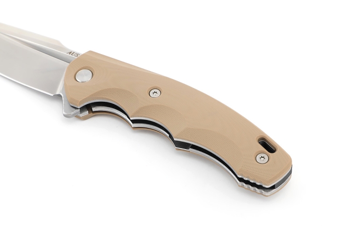 Нож складной Фантом AUS-8 G10 бежевая