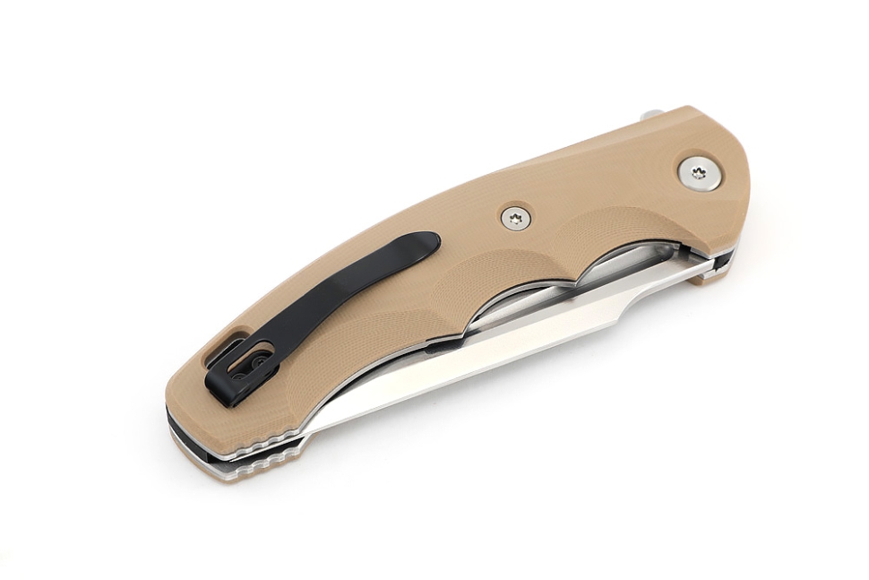 Нож складной Фантом AUS-8 G10 бежевая