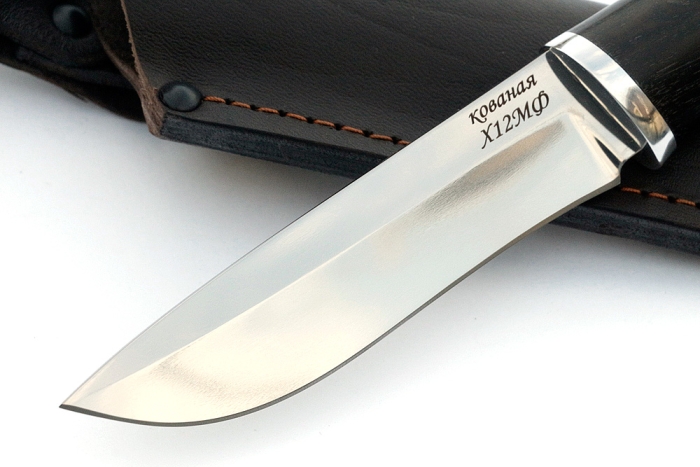 Нож Соболь (х12МФ, карельская берёза)