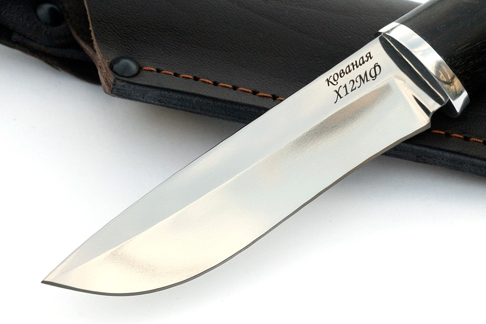 Нож Соболь (х12МФ, карельская берёза)