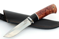 Нож Соболь (х12МФ, карельская берёза)