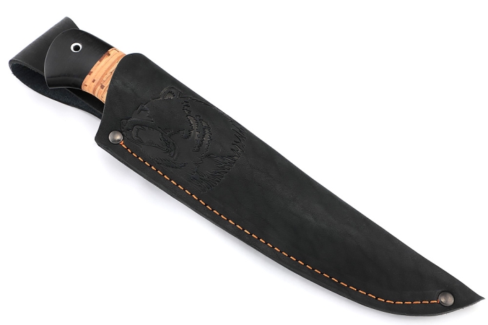 Нож Судак большой (D2, береста)