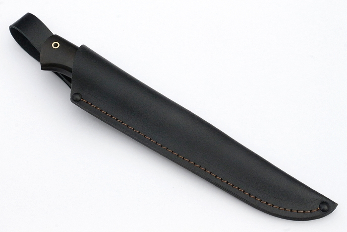 Нож Зубатка-2 (ХВ5-Алмазка, чёрный граб)