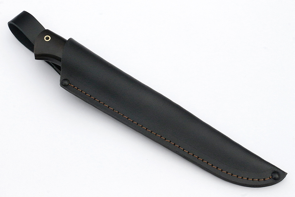 Нож Зубатка-2 (ХВ5-Алмазка, чёрный граб)