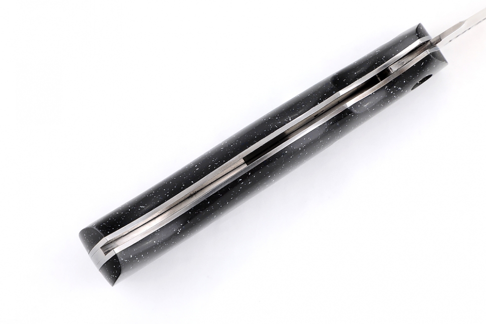 Нож складной Волк сталь Elmax рукоять акрил - звёздное небо