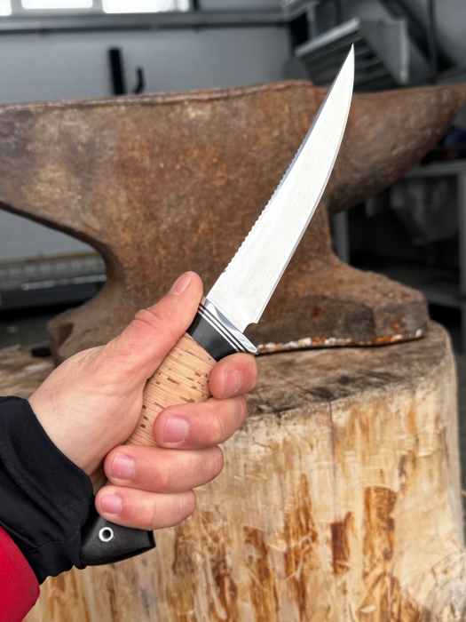 Нож Белуга AUS-8 береста