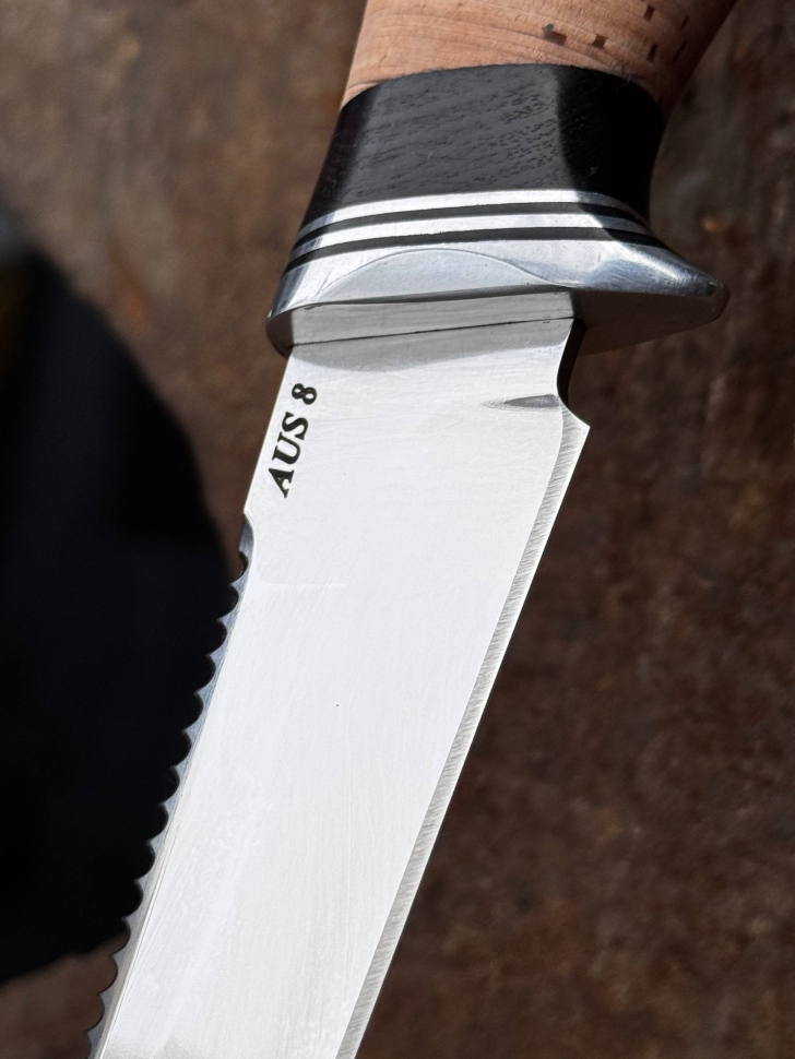 Нож Белуга AUS-8 береста