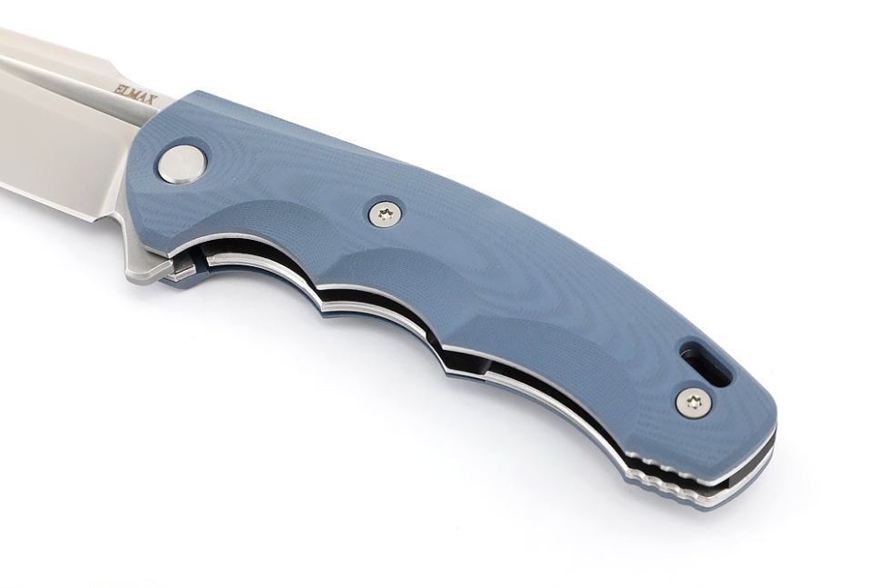 Нож складной Фантом Elmax G10 серо-голубая