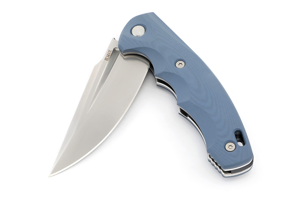 Нож складной Фантом Elmax G10 серо-голубая