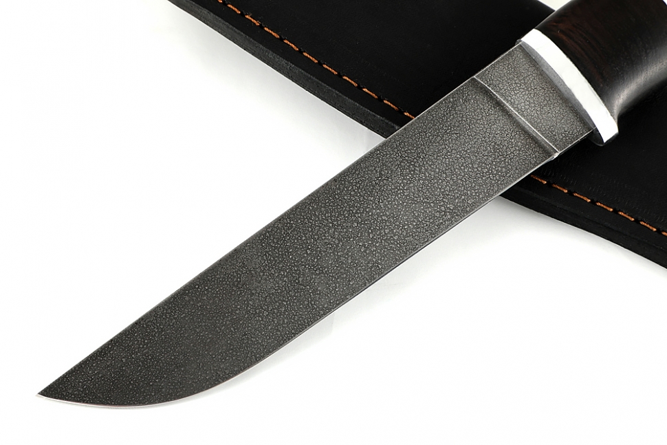 Нож Скорпион (ХВ5-Алмазка, карельская берёза)