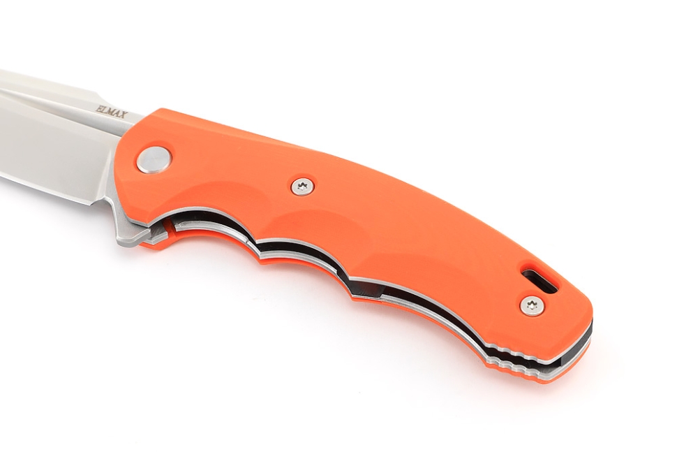 Нож складной Фантом Elmax G10 оранжевая