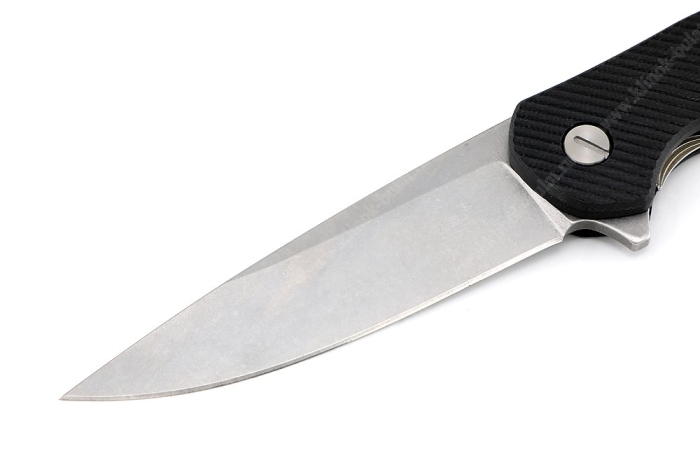Складной нож Хищник сталь D2 рукоять G10 чёрная