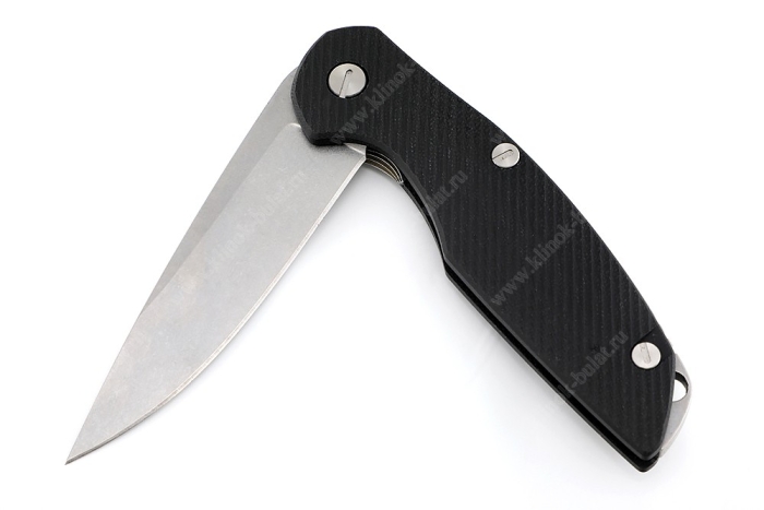 Складной нож Хищник сталь D2 рукоять G10 чёрная