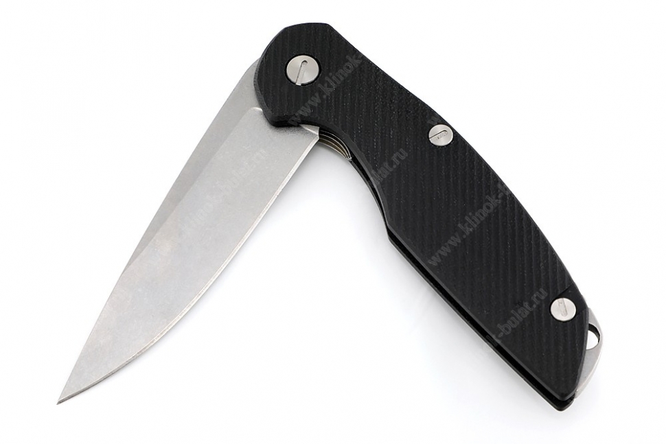 Складной нож Хищник сталь D2 рукоять G10 чёрная