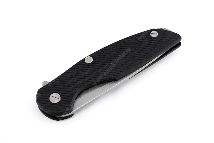 Складной нож Хищник сталь D2 рукоять G10 чёрная