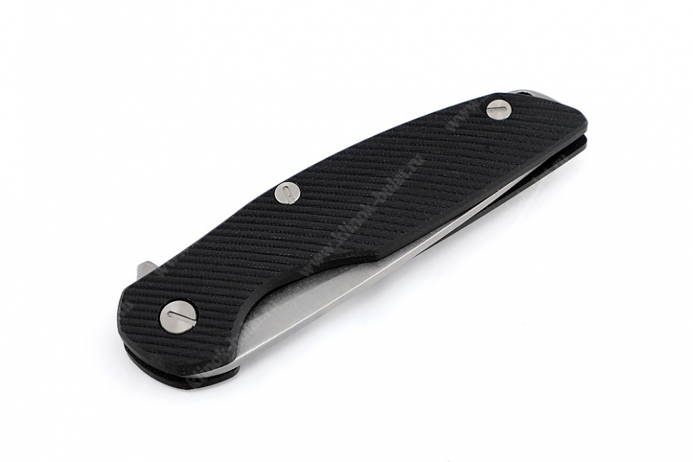 Складной нож Хищник сталь D2 рукоять G10 чёрная