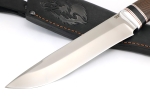 Нож Таран (95Х18, вставка черный граб, ясень термоциклированный) - Нож Таран (95Х18, вставка черный граб, ясень термоциклированный)