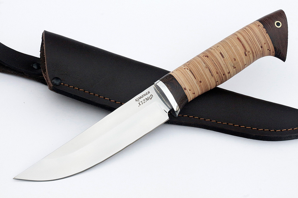 Нож Стрела (х12МФ, береста)