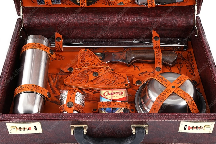 Подарочный набор в дипломате Рыбацкий