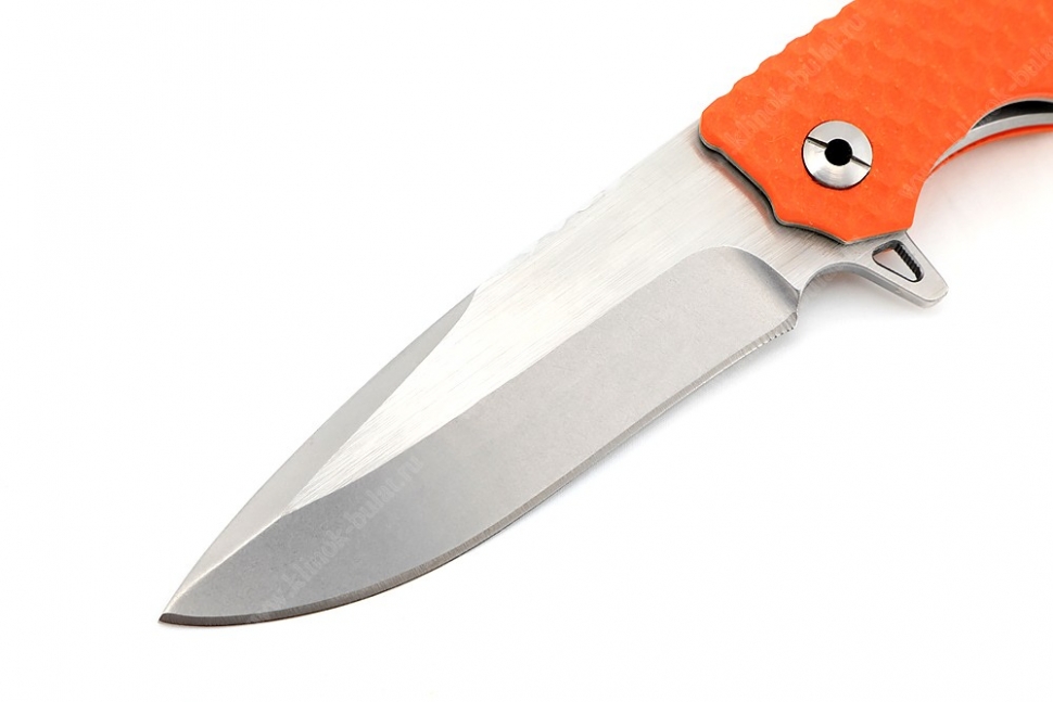 Складной нож Ярость сталь D2 рукоять G10 оранжевая