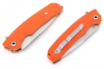 Складной нож Ярость сталь D2 рукоять G10 оранжевая - Складной нож Ярость сталь D2 рукоять G10 оранжевая