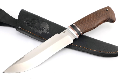 Нож Викинг (95Х18, вставка черный граб, ясень термоциклированный)