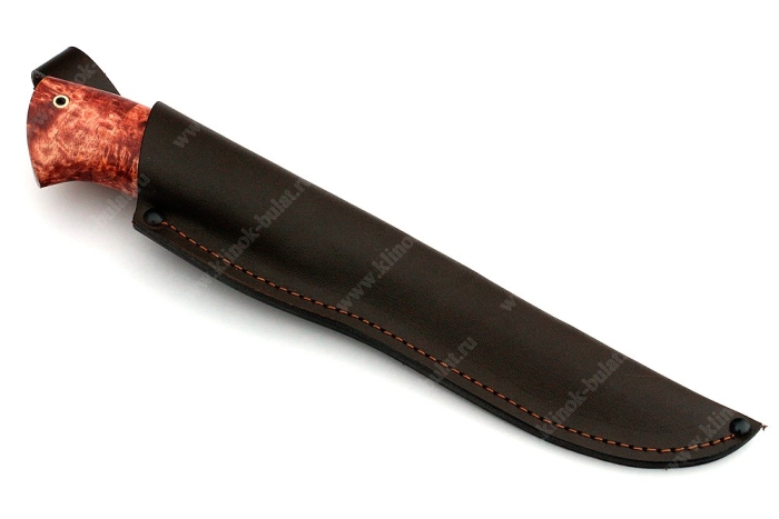 Нож Таран (дамаск, карельская берёза)