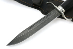 Нож Классика (ХВ5-Алмазка, чёрный граб - мельхиор) - Нож Классика (ХВ5-Алмазка, чёрный граб - мельхиор)