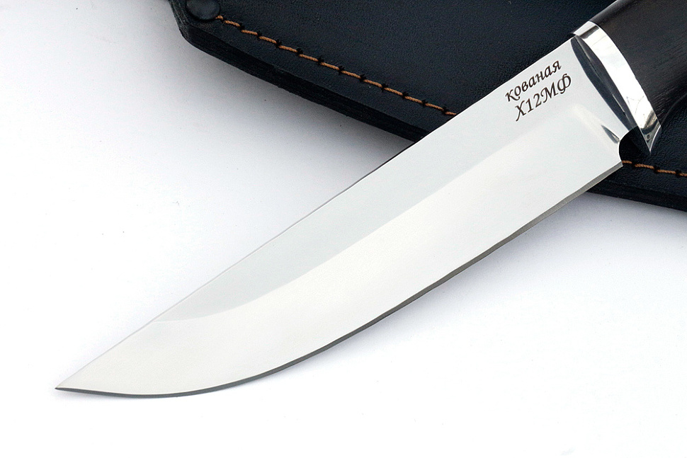 Нож Стрела (х12мф, чёрный граб)