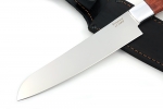 Нож Шеф-повар №12 (х12МФ, цельнометаллический; рукоять - бубинга) - Нож Шеф-повар №12 (х12МФ, цельнометаллический; рукоять - бубинга)