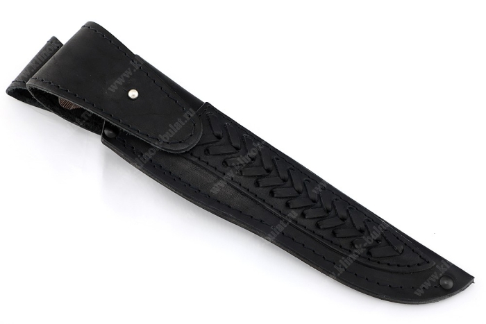 Нож Рысь (нержавеющий дамаск, венге, гибрид карельской берёзы и акрила)