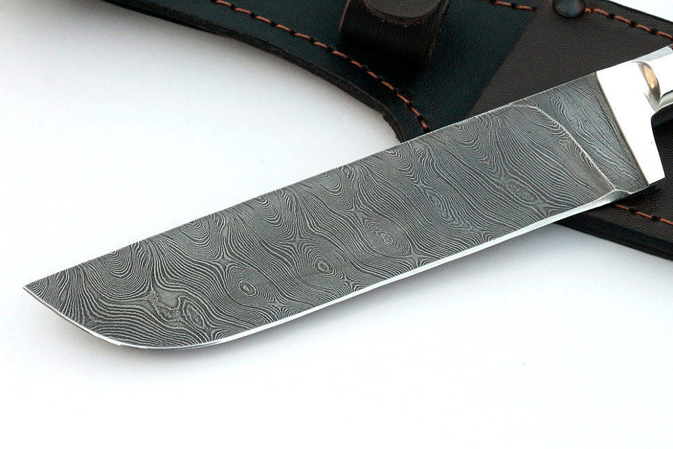 Нож Узбек (дамаск, венге)