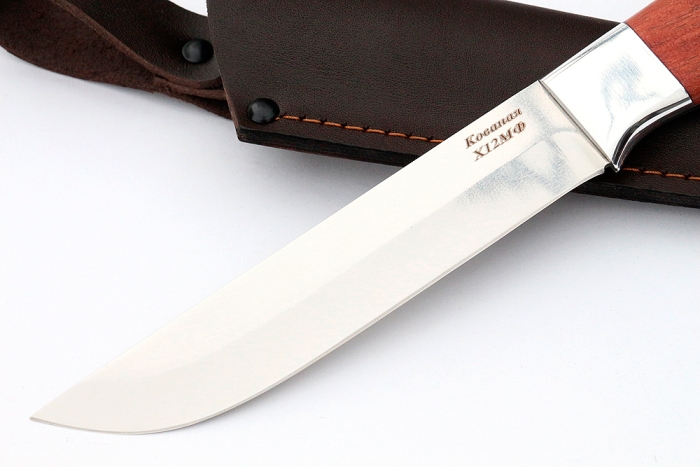 Нож Шеф-повар №3 (х12МФ, цельнометаллический; рукоять - бубинга)