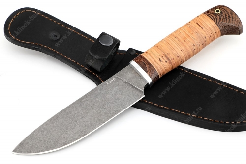 Нож Глухарь (К340, рукоять береста)