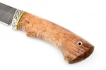 Нож Скат (нержавеющий дамаск, стабилизированная карельская берёза) - Нож Скат (нержавеющий дамаск, стабилизированная карельская берёза)
