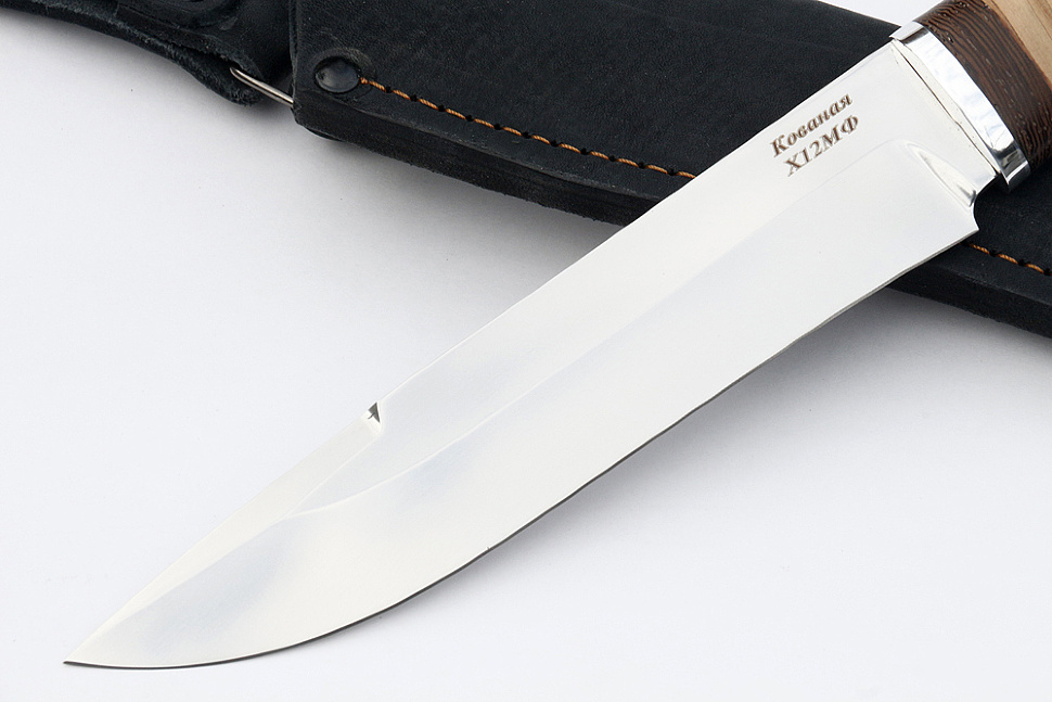 Нож Таран (х12МФ, береста)