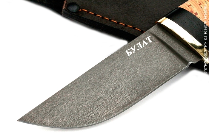 Нож Барсук (булат, береста)