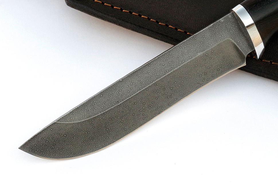 Нож Сокол (ХВ5-Алмазка, чёрный граб)