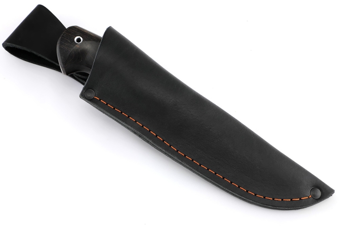 Нож Барсук (булат, карельская берёза)