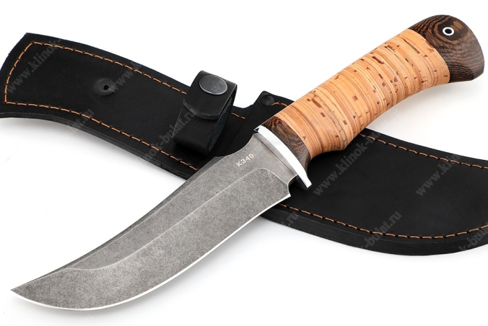 Нож Легион (K340, рукоять береста)