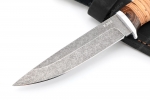 Нож Пантера (К340, рукоять береста) - Клинок охотничьего ножа Пантера из стали К340