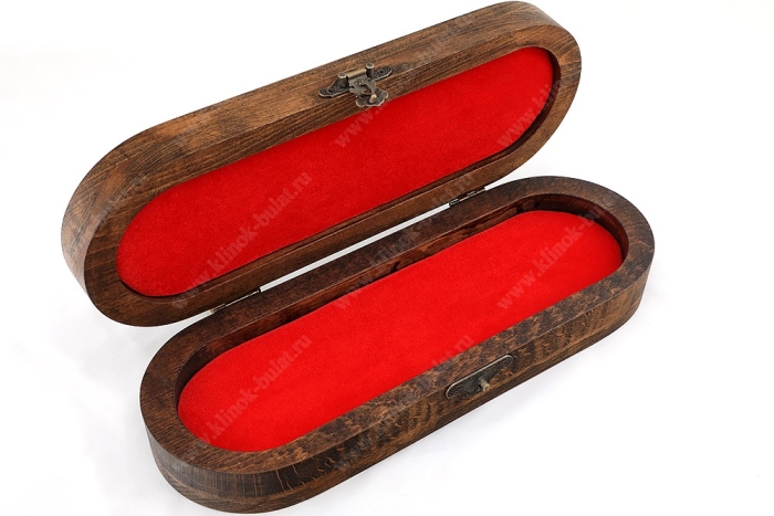 Футляр для ножа №7 (дерево - бук) рыбак и щука