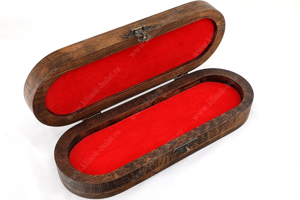 Футляр для ножа №7 (дерево - бук) рыбак и щука