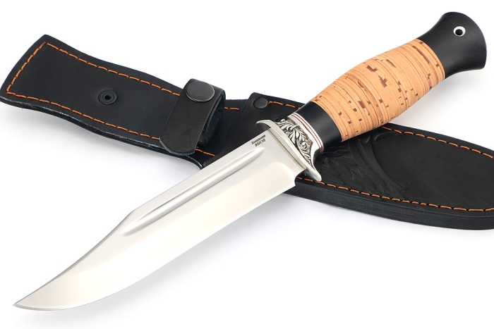 Нож Атака (95Х18, мельхиор береста)