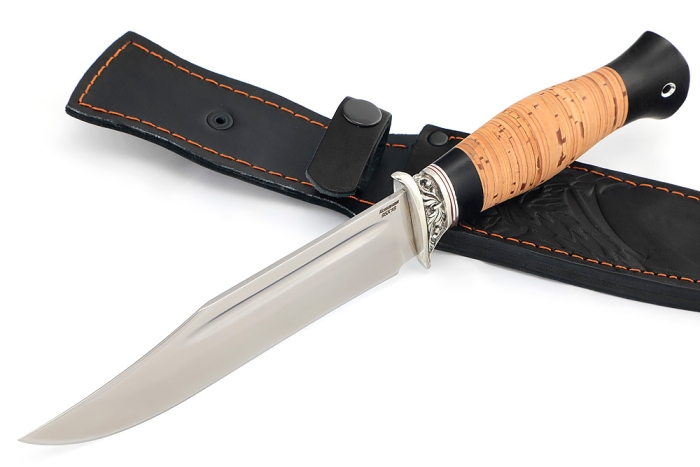 Нож Атака (95Х18, мельхиор береста)