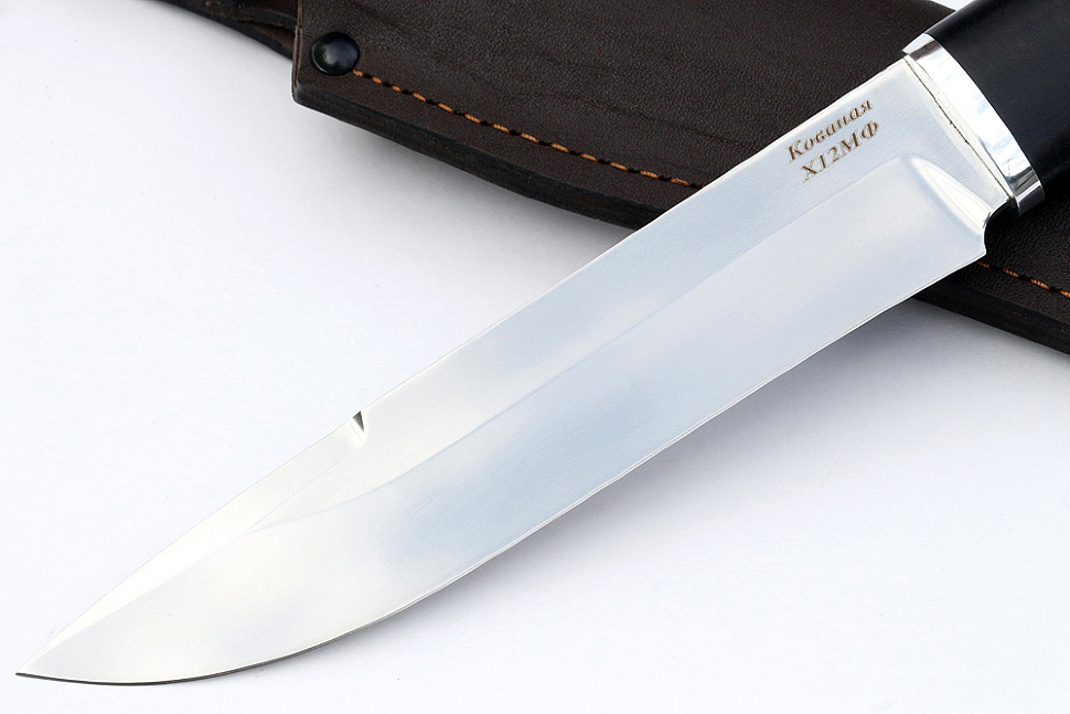 Нож Таран (х12МФ, карельская берёза)