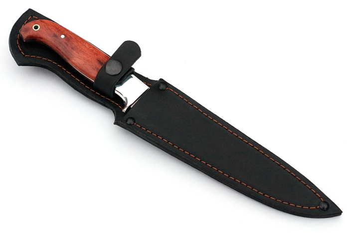 Нож Шеф-повар №10 (х12МФ, цельнометаллический; рукоять - бубинга)