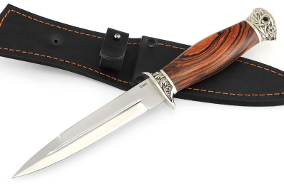 Нож Перо (Elmax, мельхиор, железное дерево)