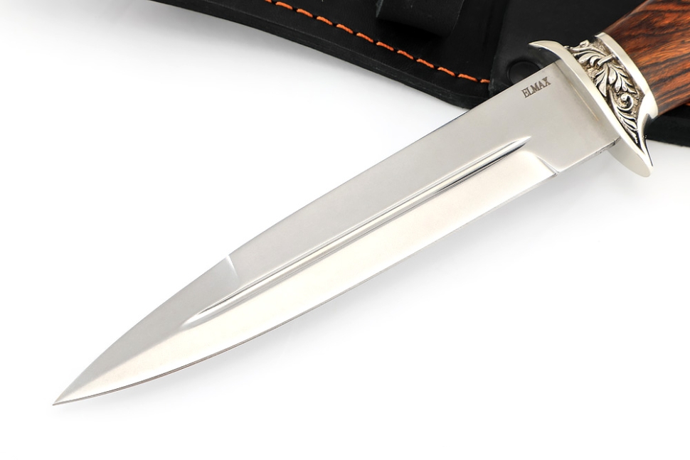 Нож Перо (Elmax, мельхиор, железное дерево)