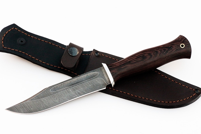 Нож Атака (дамаск, венге)